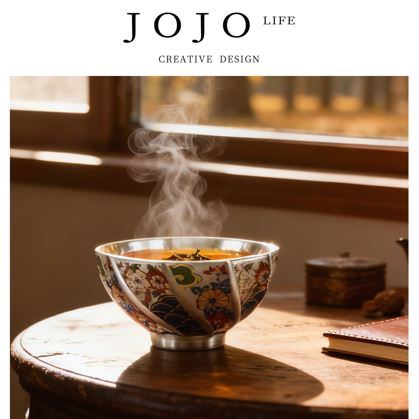JOJO'S L. PD.紫泉涧.文创高档杯主人杯单杯鎏银陶瓷茶杯 | 鸳钗