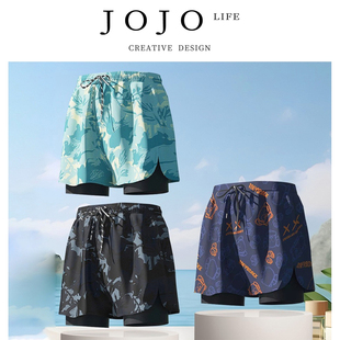 PD.Payfor.连体泳衣佑游成人男士 泳裤 夏季 付烤 JOJO 新款