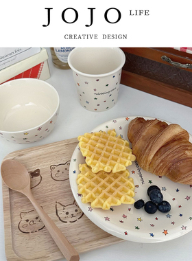 JOJO'S L. PD.scallion.ins星星系列套装餐具高颜值 | 宽葱