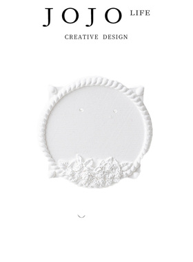 JOJO'S L. PD.chame.饰品展示架白色石膏珠宝耳饰展示架 | 差么