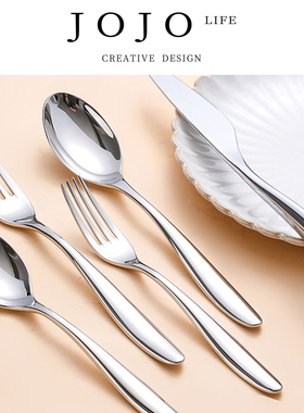 JOJO'S L. PD.towering.304不锈钢高雅弧形高档西餐具手工| 耸在
