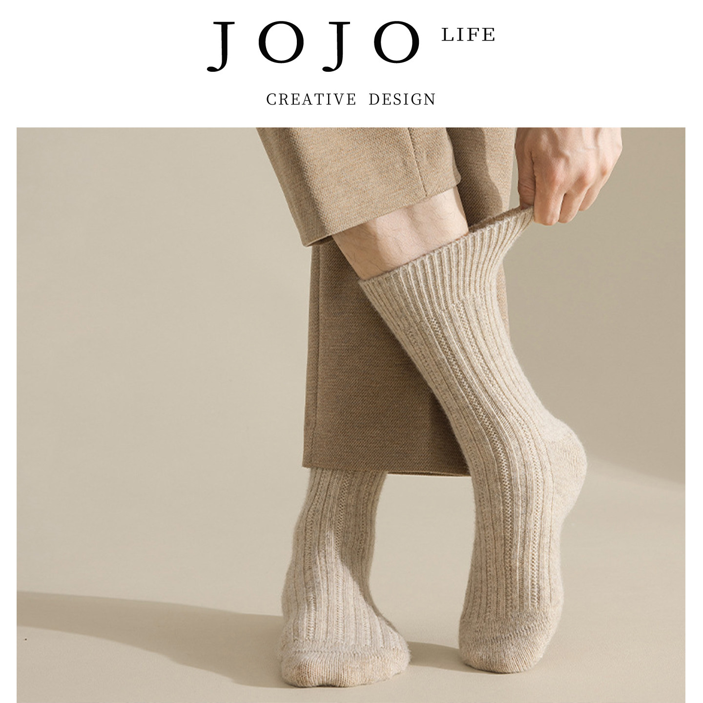 JOJO'SLIFEPD中筒袜袜子羊毛袜