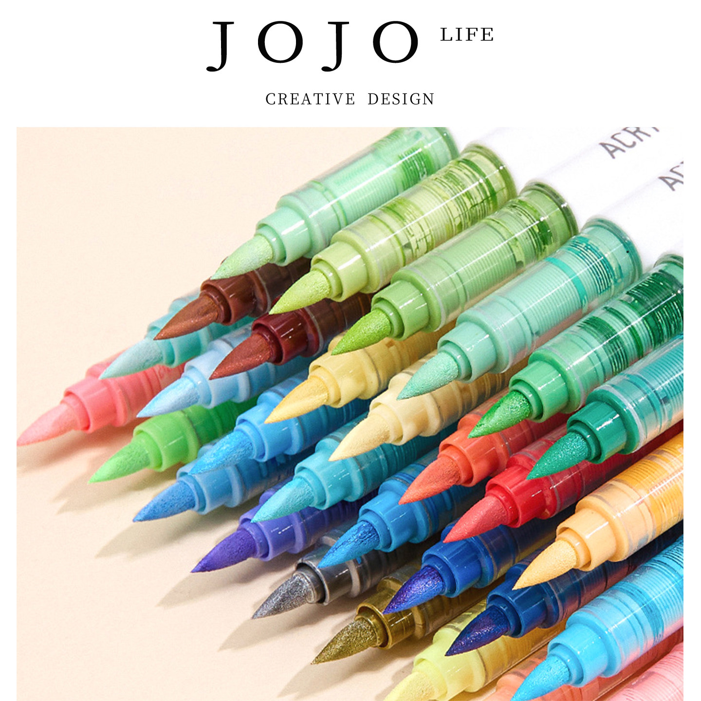 JOJO'S L. PD.anticipates.其它功能笔蓝果直液式丙烯绘画 | 瞩墅