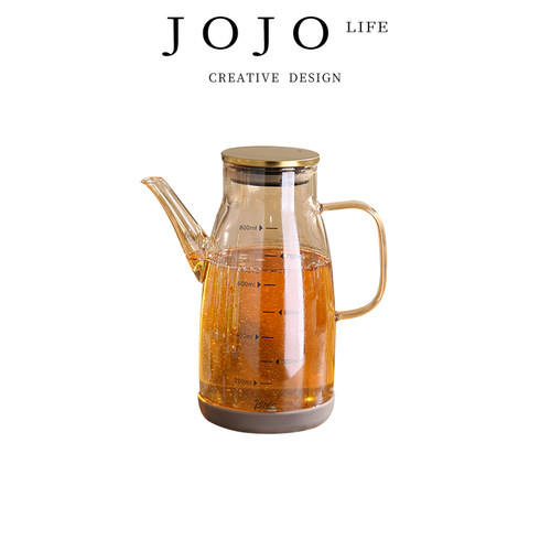 JOJO'SLIFEPD玻璃家用油壶防漏