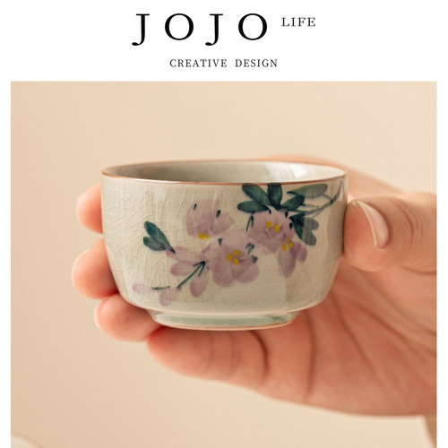 JOJO'SLIFEPD玉兰花陶瓷品茗杯