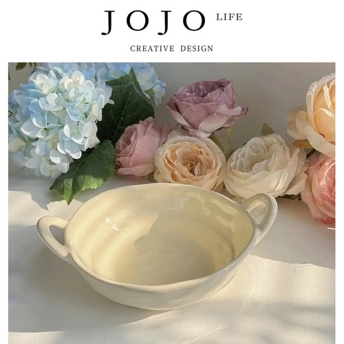 JOJO'SLIFEPD陶瓷手捏双耳碗
