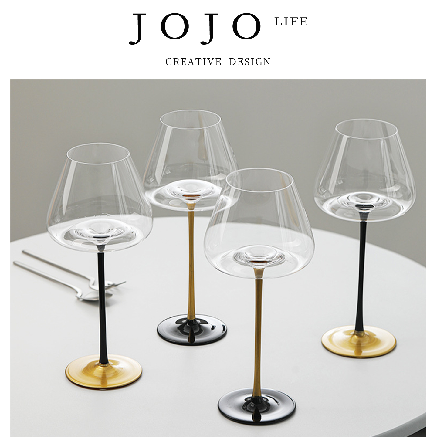 JOJO'SLIFEPD黑金红酒杯