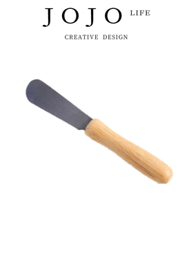 JOJO'S L. PD.opposition.复古木柄小抹刀不锈钢牛黄油抹刀 |对立