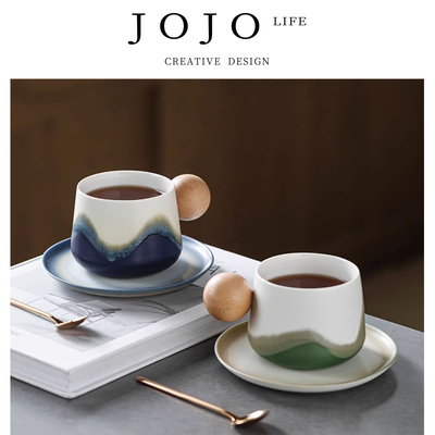 JOJO'SLIFEPD咖啡杯碟套装家用