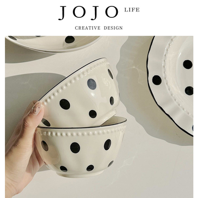 JOJO'SLIFEPD浮雕珠点碗釉下彩