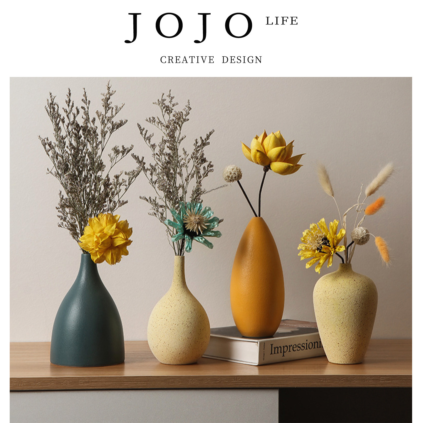 JOJO'SLIFEPD陶瓷小花瓶