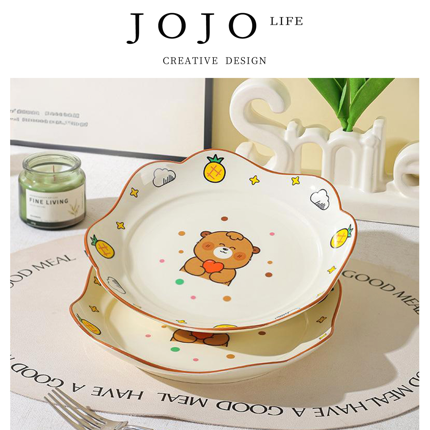 JOJO'SLIFEPD比鲁斯高颜值餐盘