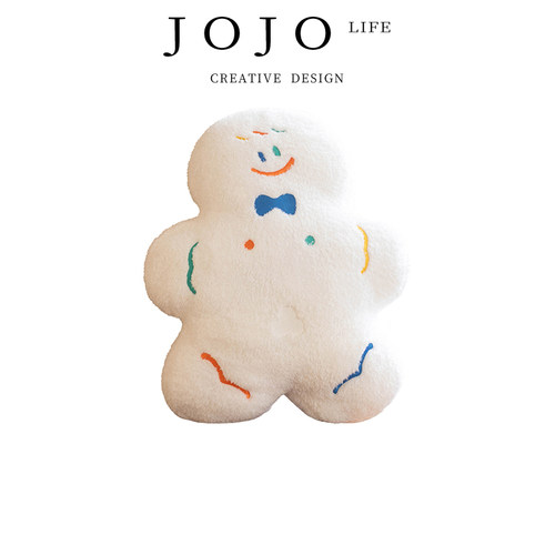 JOJO'SL.PD抱枕可爱姜饼人公仔