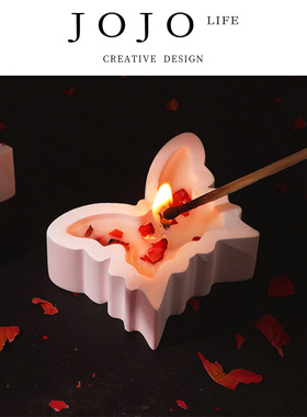 JOJO'S L. PD.Kidney.香薰蜡烛玫瑰干花石膏法式烂漫创意 | 肾痹