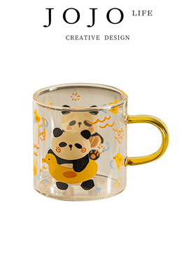 JOJO'S L. PD.Hagi·杯具高颜值动物派对耐高温玻璃杯子 | 萩稔