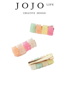 JOJO'S L. PD.disease.发夹小熊软糖发卡赵露思同款发饰甜 | 疾疫