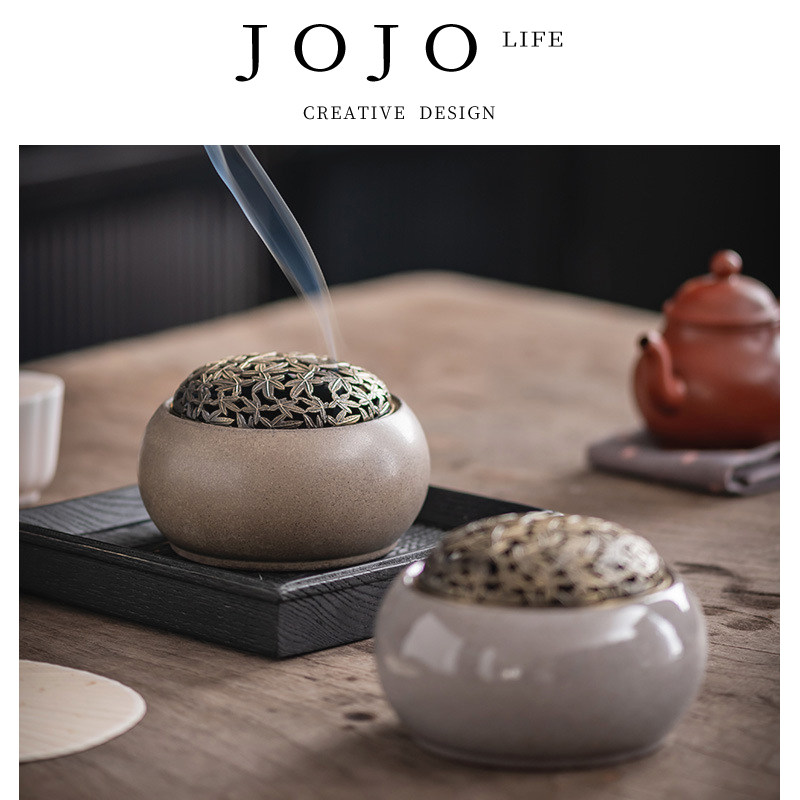 JOJO'S L. PD.紫泉涧.香炉复古檀香沉香熏香室内香器线香插 |圈紫,家居饰品,香薰炉,淘宝优惠券,粉丝福利购,淘宝优惠卷