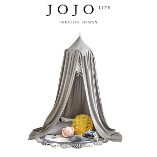 北欧风儿童蚊帐遮光床幔 JOJO PD.杂货先生.蚊帐新款 云翳