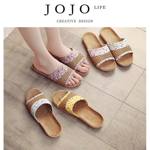 JOJO'SLIFEPD拖鞋藤草精工细作