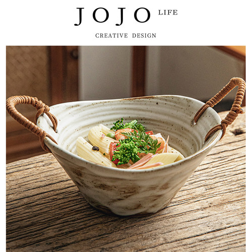 JOJO'SLIFEPD日式手工粗陶碗