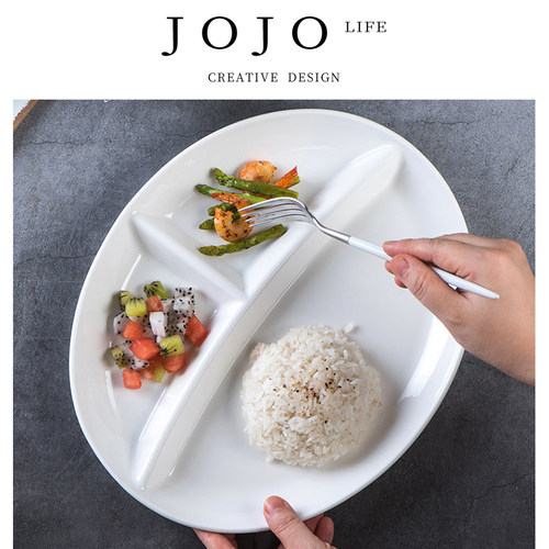 JOJO'SLIFEPD纯色儿童餐盘分餐