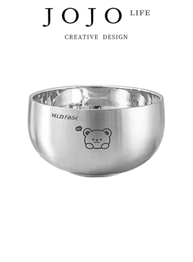 JOJO'S L. PD.name.儿童316不锈钢辅食碗套装宝宝专用叉勺 | 链名