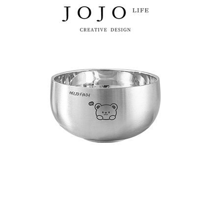 JOJO'S L. PD.name.儿童316不锈钢辅食碗套装宝宝专用叉勺 | 链名