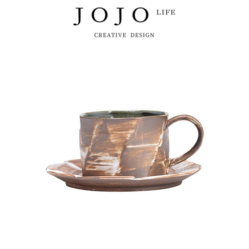 JOJO'SL.PD咖啡杯手工粗陶