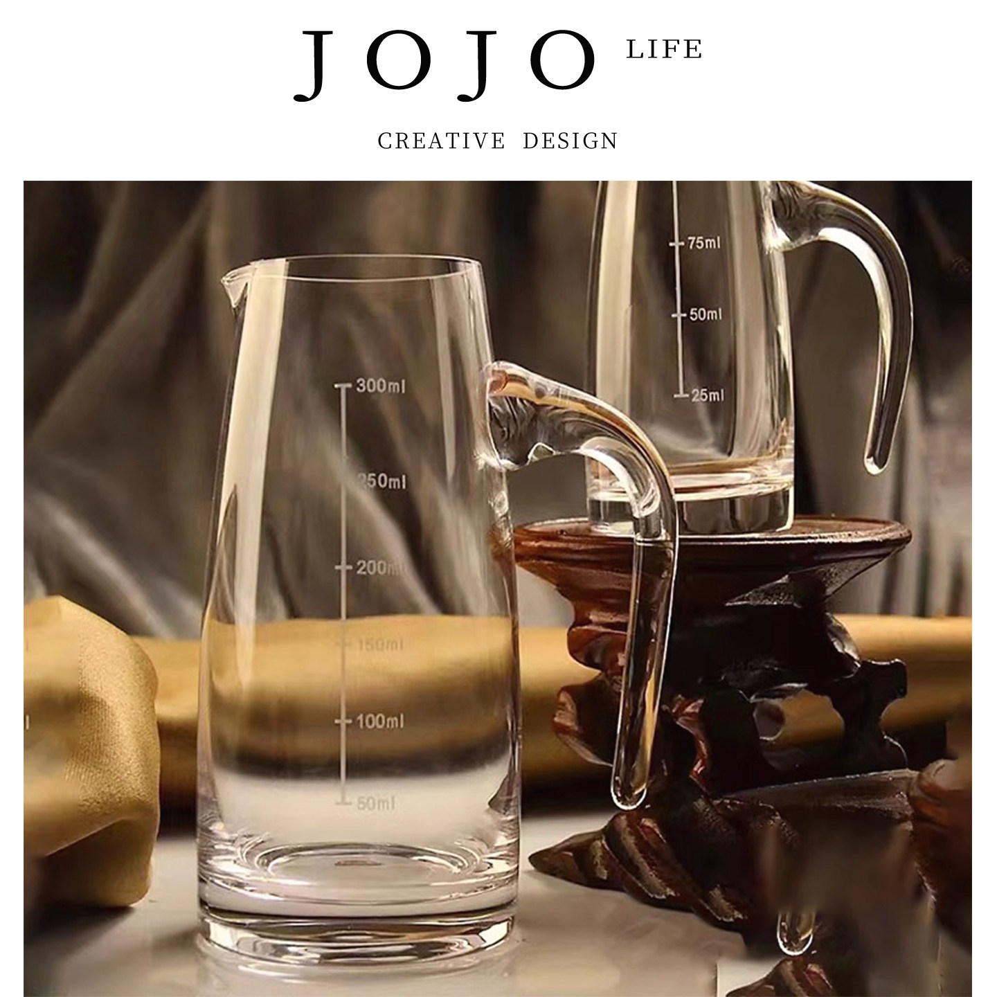 JOJO'S L. PD.City·杯具欧式水晶玻璃酒具带把白酒分酒壶 | 北城