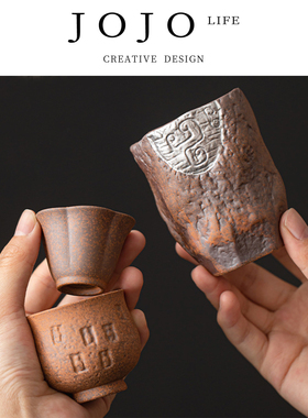 JOJO'S L. PD.Screeching.茶杯品茗杯花瓣杯老岩泥功夫茶具 |蟀唱