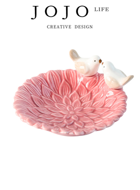 JOJO'S L. PD.create.首饰收纳盘小鸟陶瓷托盘饰品摆件 | 创设