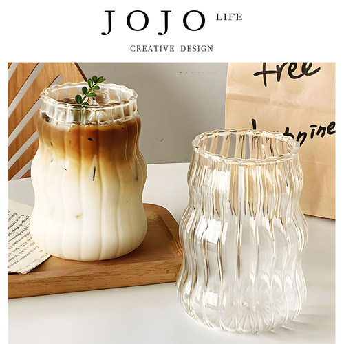 JOJO'SLIFEPD玻璃胖嘟嘟咖啡杯