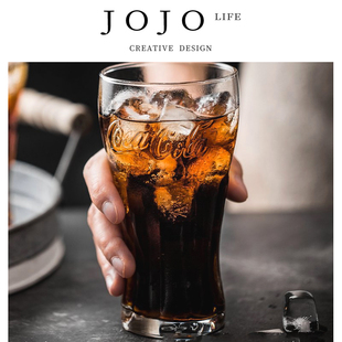 JOJO PD.County.玻璃杯创意可乐杯家用透明啤酒小麦杯 县考