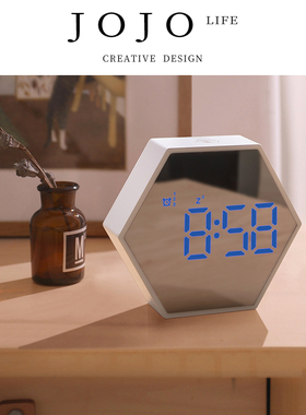 JOJO'S L. PD.xinwei.六边形计时闹钟LED智能调节卡通儿童 | 少成