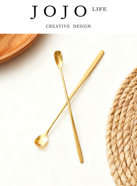 JOJO'S L. PD.absent.304不锈钢咖啡勺长柄搅拌勺搅拌棒勺子|缺席