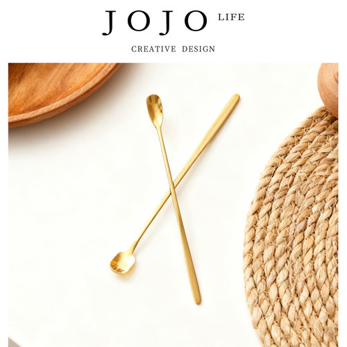 JOJO'S L. PD.absent.304不锈钢咖啡勺长柄搅拌勺搅拌棒勺子|缺席