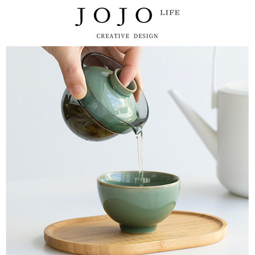JOJO'SLIFEPD青瓷快客杯玻璃