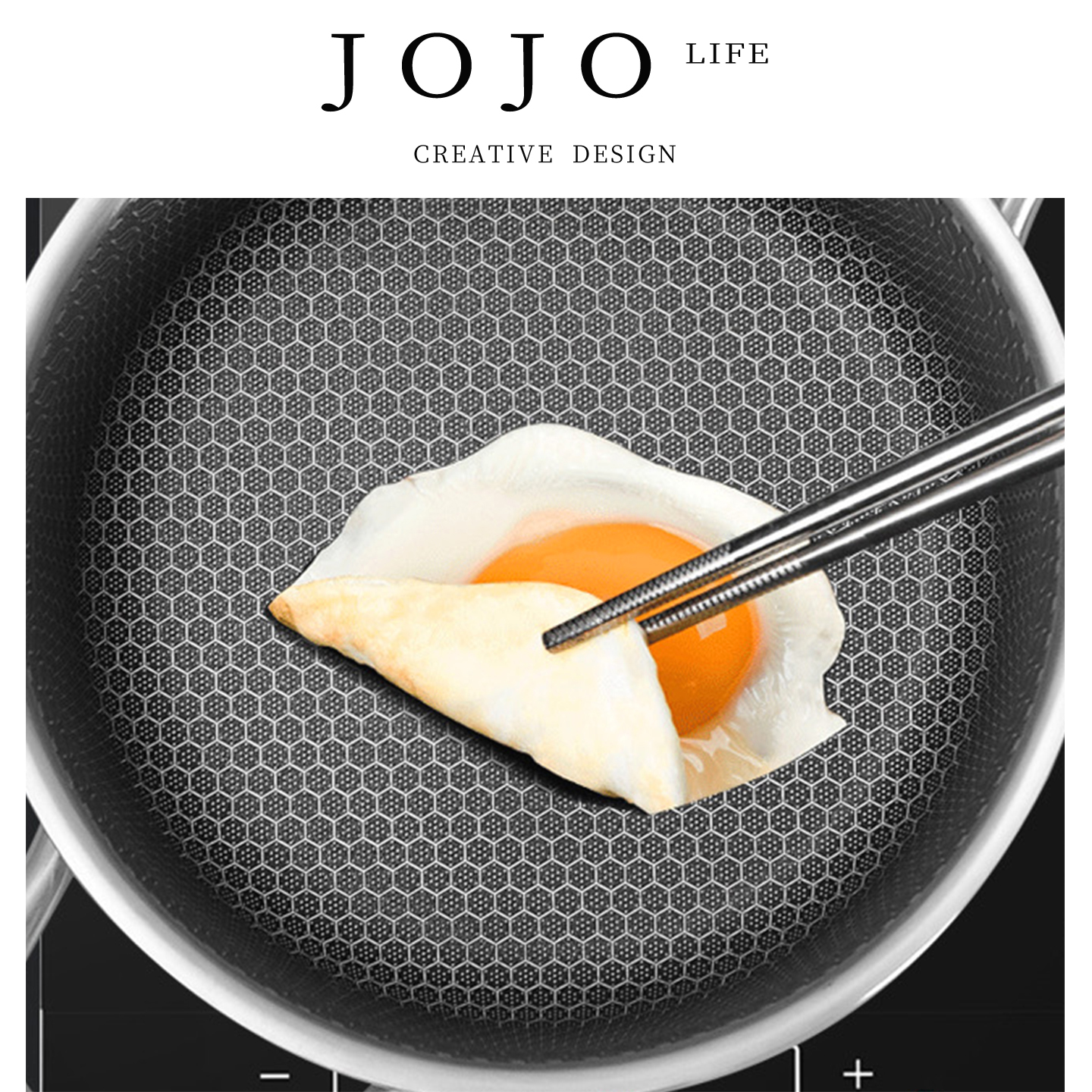 JOJO'SLIFEPD炒锅不粘双耳干锅
