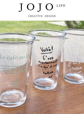 JOJO'S L. PD.hoe. ins风韩式玻璃杯高颜值通用咖啡杯 | 所锄