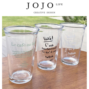 JOJO'S L. PD.hoe. ins风韩式玻璃杯高颜值通用咖啡杯 | 所锄