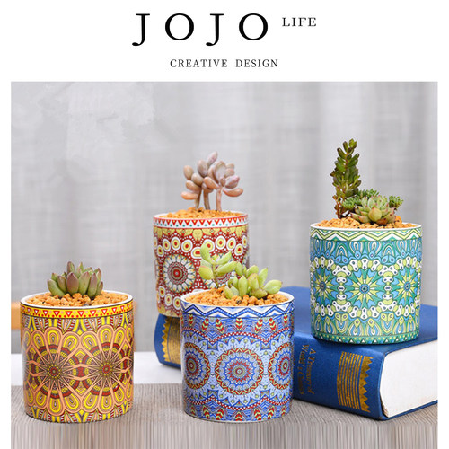 JOJO'SLIFEPD花盆摆件多肉室内