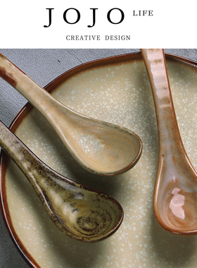 JOJO'S L. PD.bank.日系勺子陶瓷高颜值色釉工艺家用汤勺  岸乾