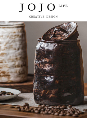 JOJO'S L. PD.Etai 陶瓷雅瓷手作咖啡豆储存罐密封罐子 | 埃太