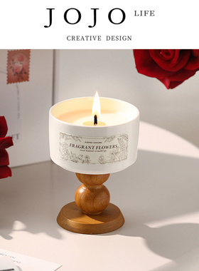 JOJO'S L. PD.fragrance.香薰蜡烛创意实木陶瓷高级感摆件 | 边班