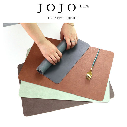 JOJO'SLIFEPD双面牛皮纹餐垫