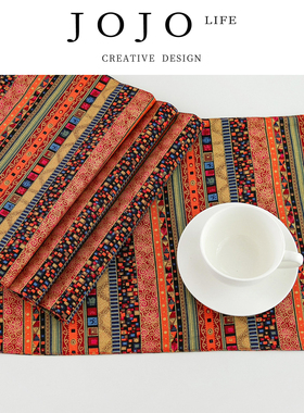 JOJO'S L. PD.shave.红色条纹印花餐垫餐桌垫隔热垫加厚 | 囤剃