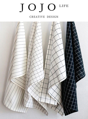 JOJO'S L. PD.City.餐巾北欧风格黑色系列拍照美食餐巾  | 戈城