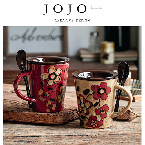 JOJO'SLIFEPD咖啡杯手绘国风
