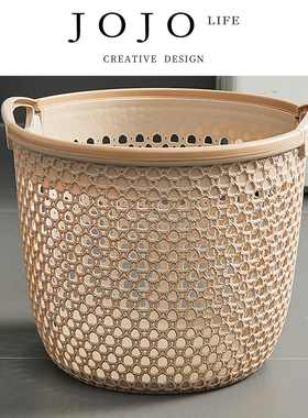 JOJO'S L. PD.black.日式手提脏衣篮脏衣服收纳筐衣物大号 | 黎辉