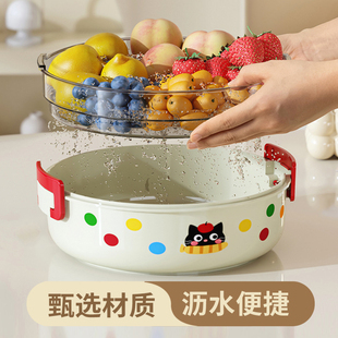 JOJO'S L. PD.杂货先生.多巴胺双层沥水果盘客厅糖果盒 | 鼎沸